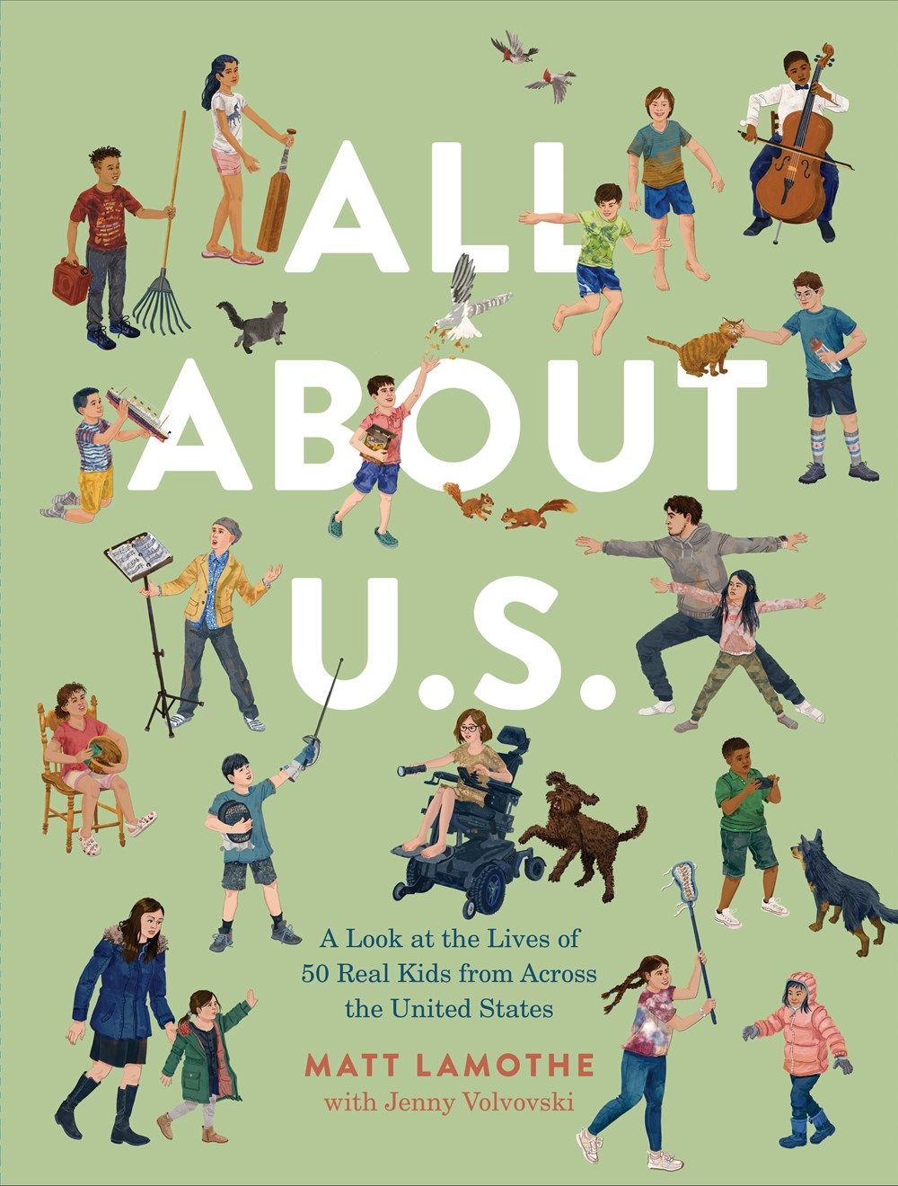 Cover of All About U.S. by Matt Lamothe & Jenny Volvovski