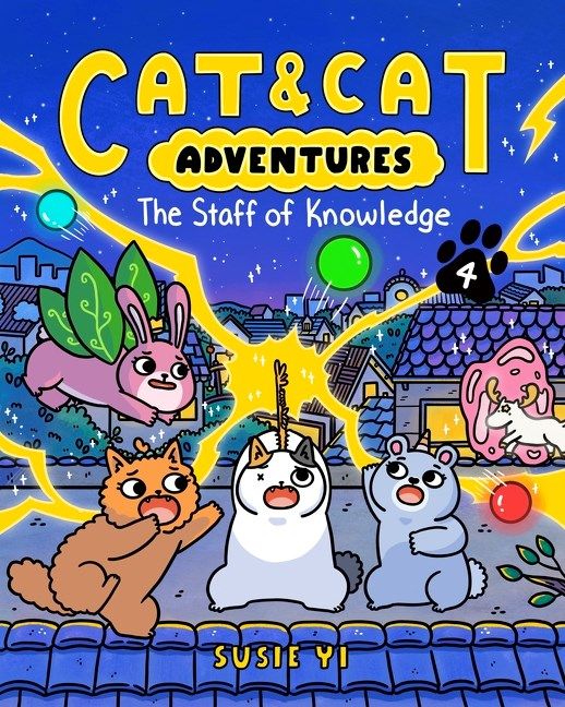 Cover of Cat & Cat Adventures: The Staff of Knowledge by Susie Yi