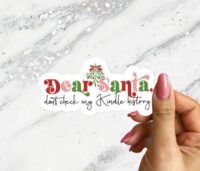 picture of Dear Santa Kindle sticker
