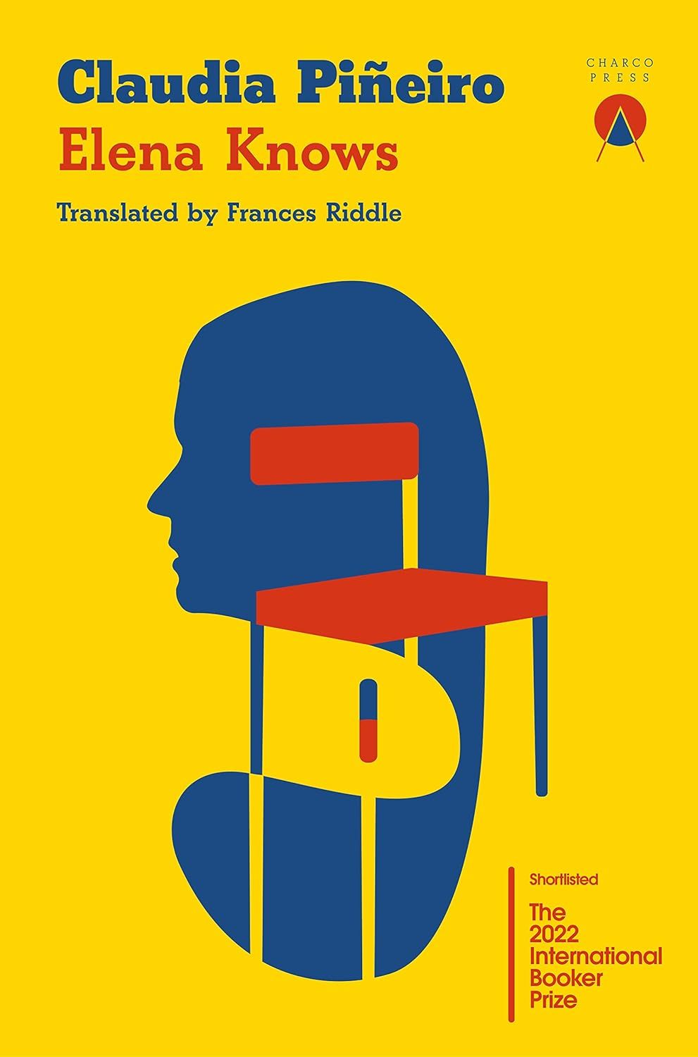 a graphic of the cover of Elena Knows by Claudia Piñeiro