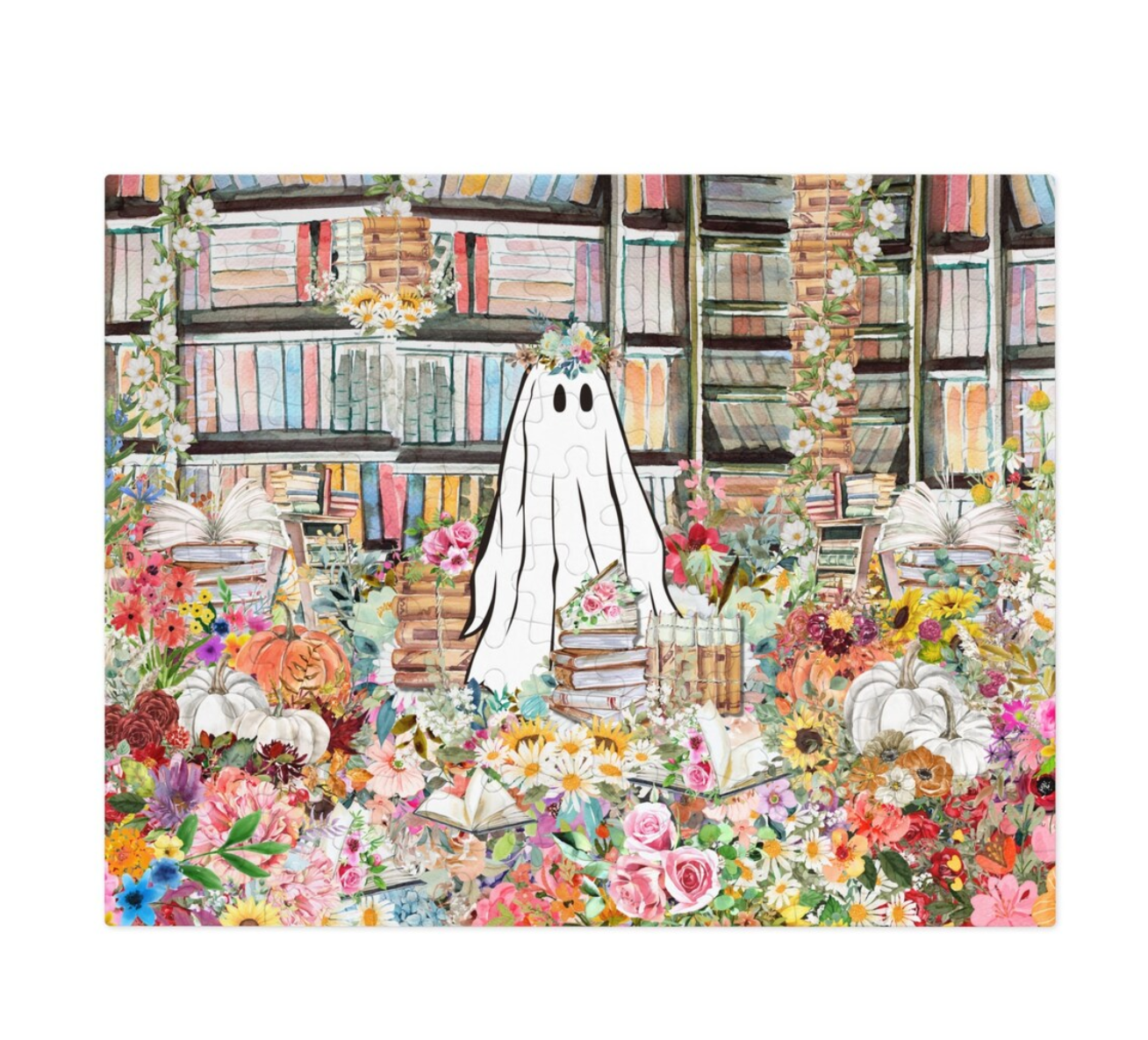 Ghost in library puzzle