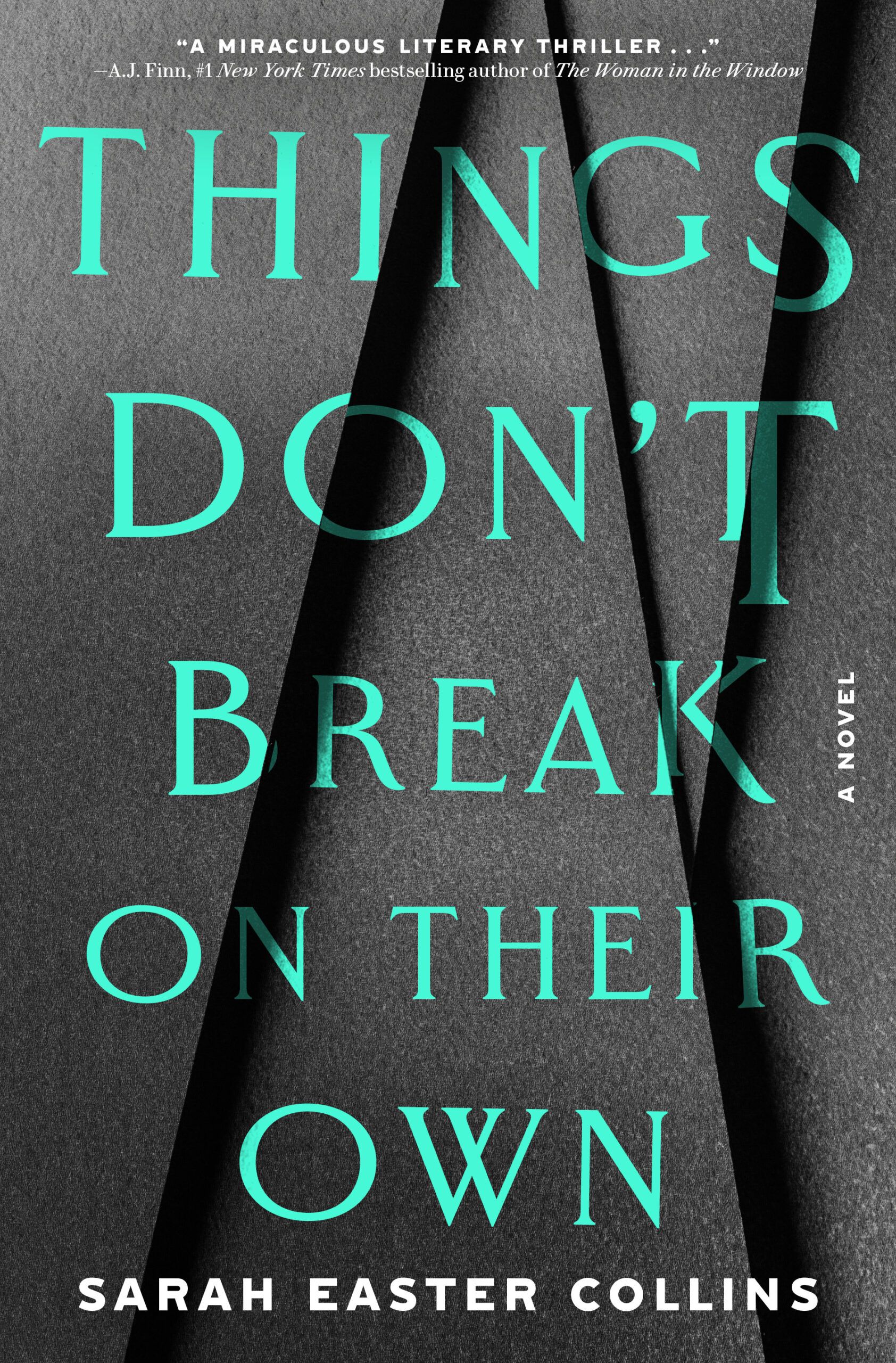 cover of Things Don't Break on Their Own by Sarah Easter Collins
