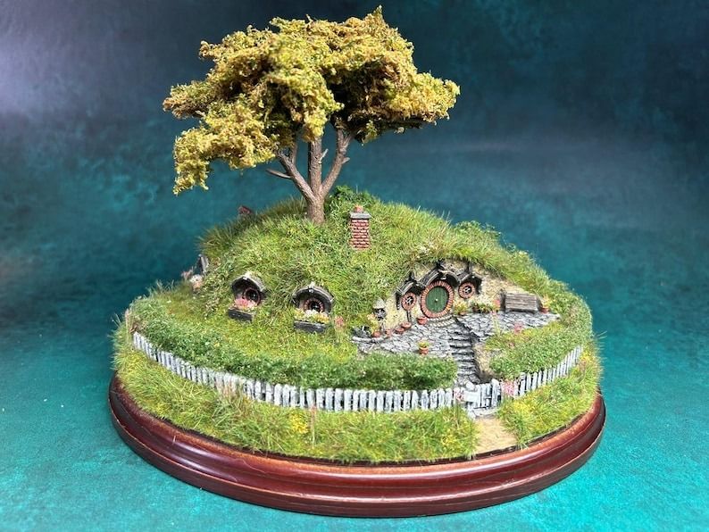 a miniature model of Bag End