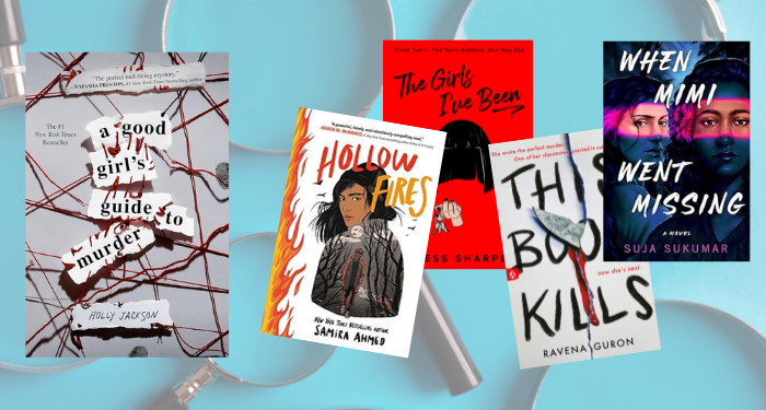 cover collage of books like a good girl's guide to murder