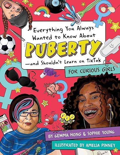 cover of everything you always wanted to know about puberty and shouldn't learn on tik tok