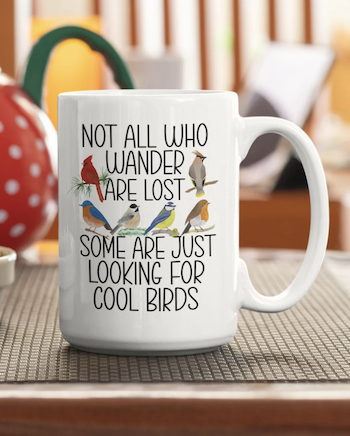 Some are just looking for cool birds mug