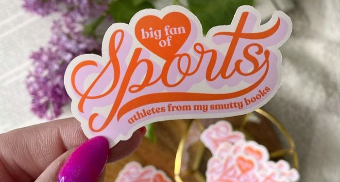 sports romance sticker