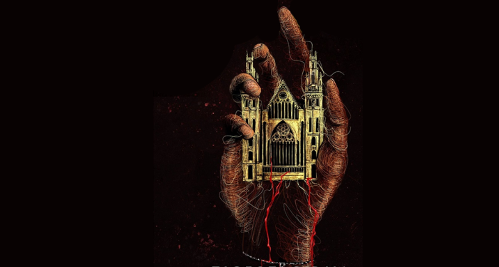 partial cover of Immortal Dark showing a creepy hand holding a building