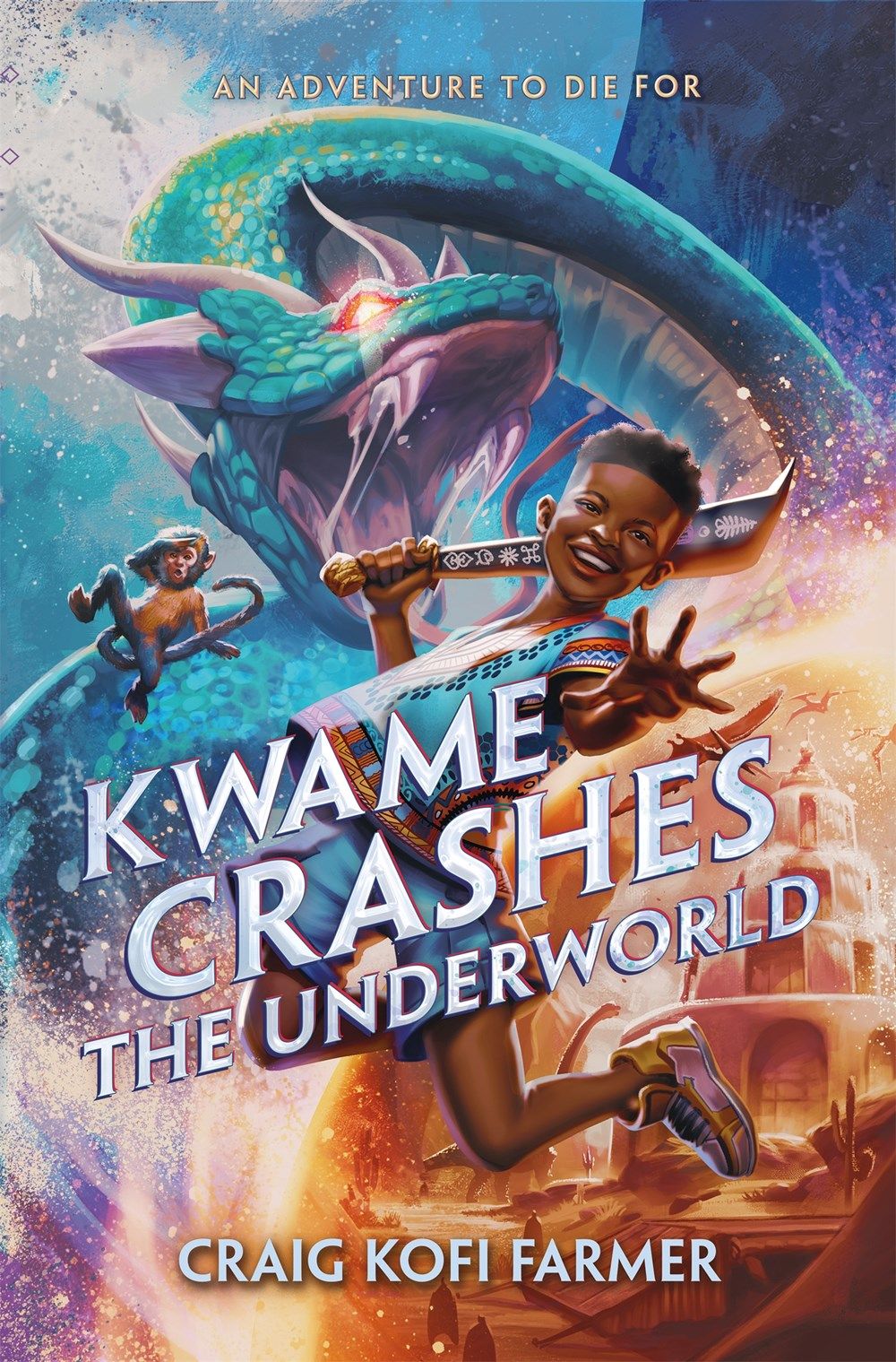 Cover of Kwame Crashes the Underworld by Craig Kofi Farmer 