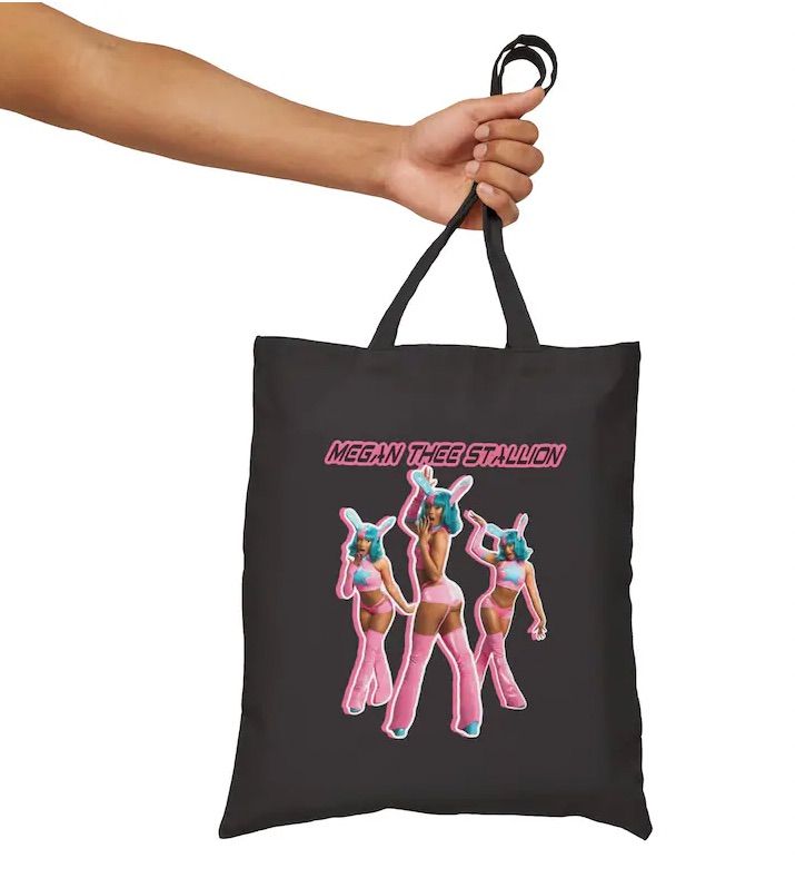 Megan thee Stallion BOA Inspired Cotton Canvas Tote Bag