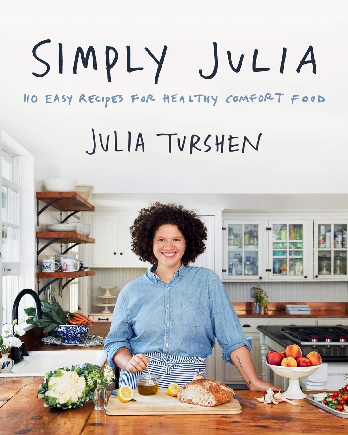 a graphic of the cover of Simply Julia