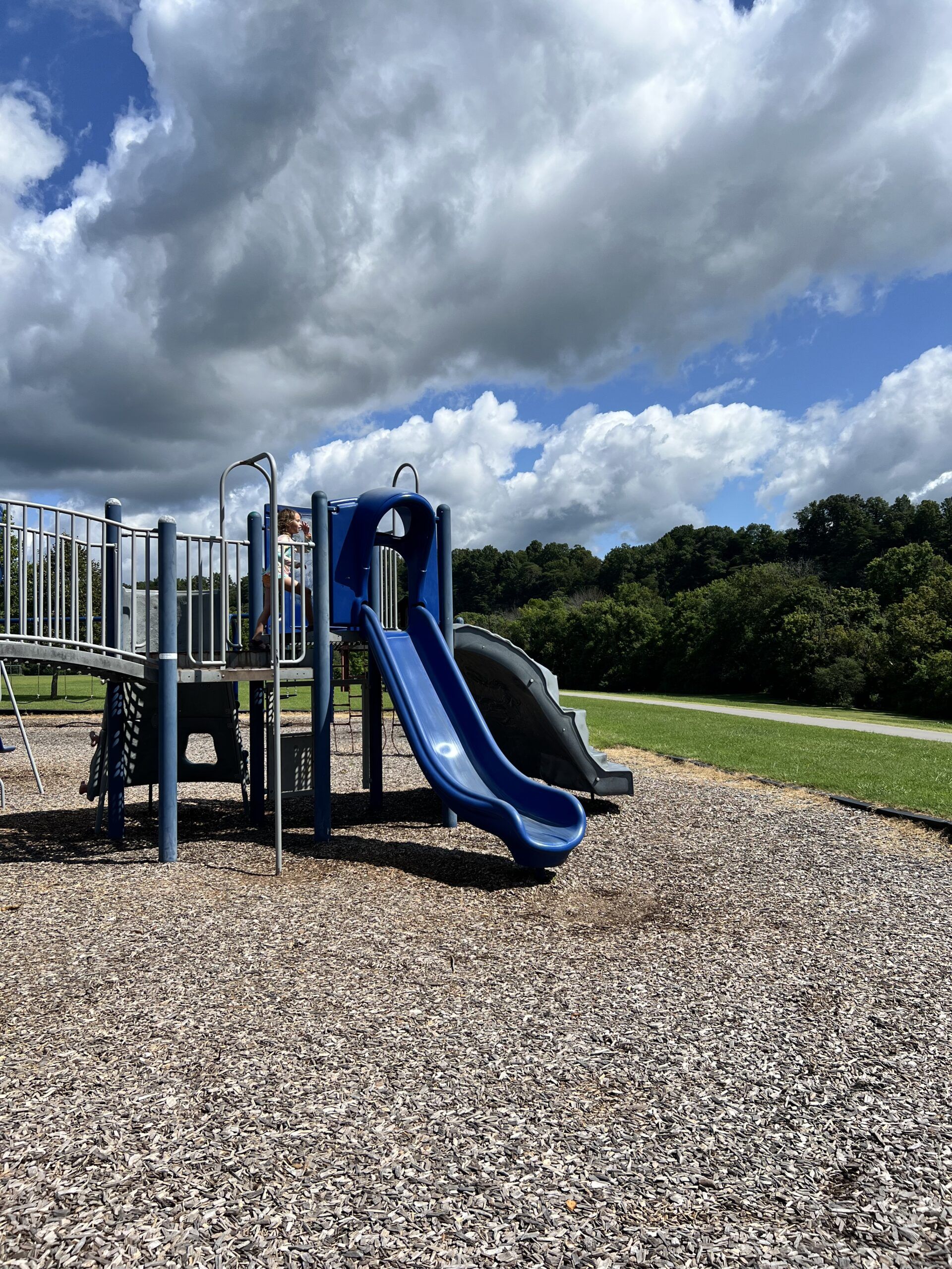 Clouds at a playground, the kids are all right