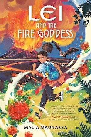 Lei and the Fire Goddess by Malia Maunakea book cover