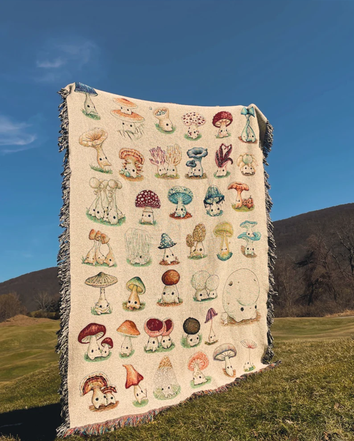 mushling tapestry blanket