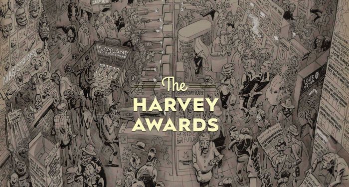 the harvey awards logo from website