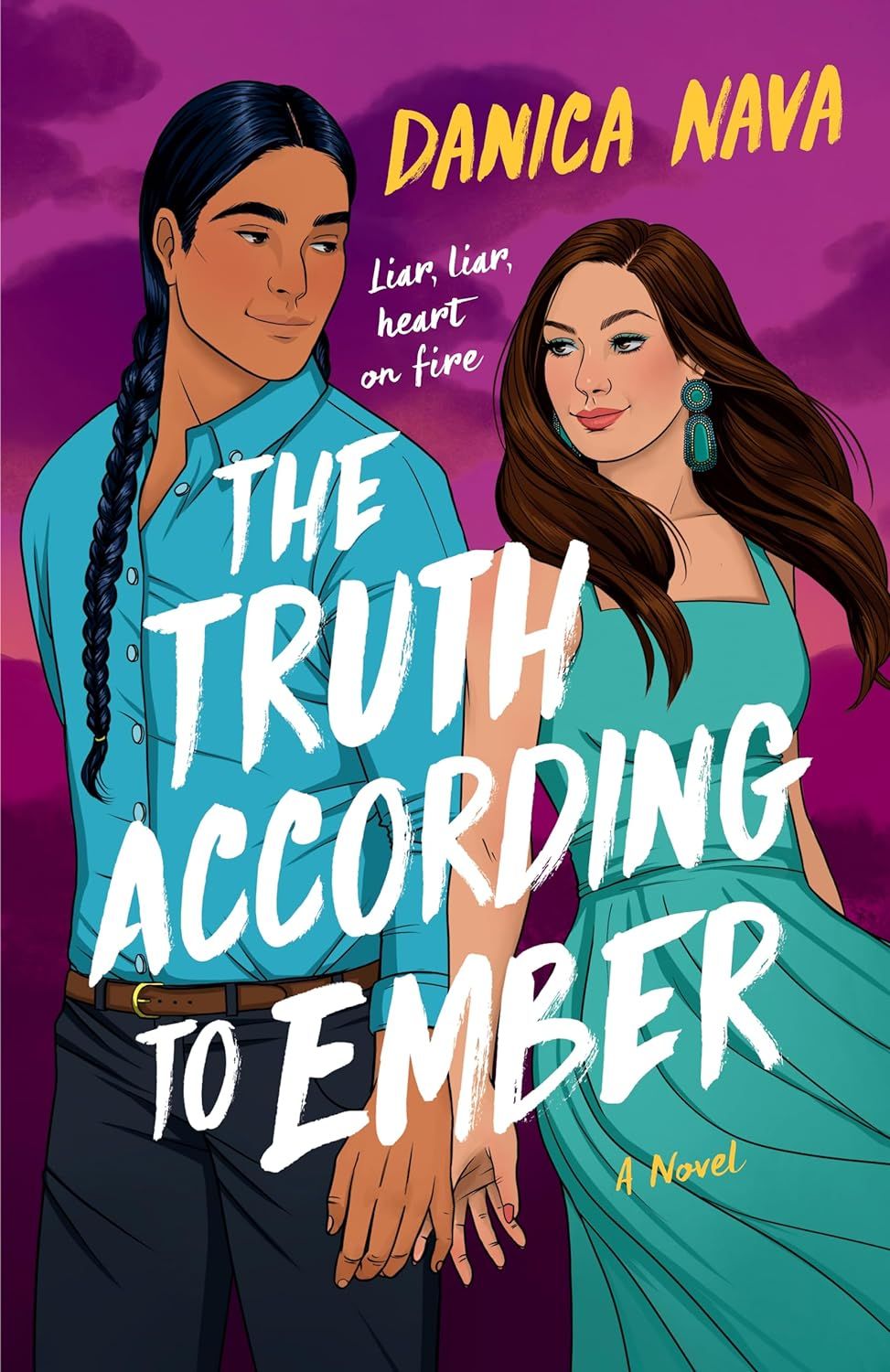 a graphic of the cover of The Truth According to Ember by Danica Nava