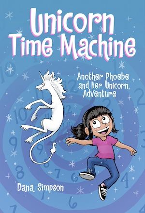 Book cover of Unicorn Time Machine by Dana Simpson