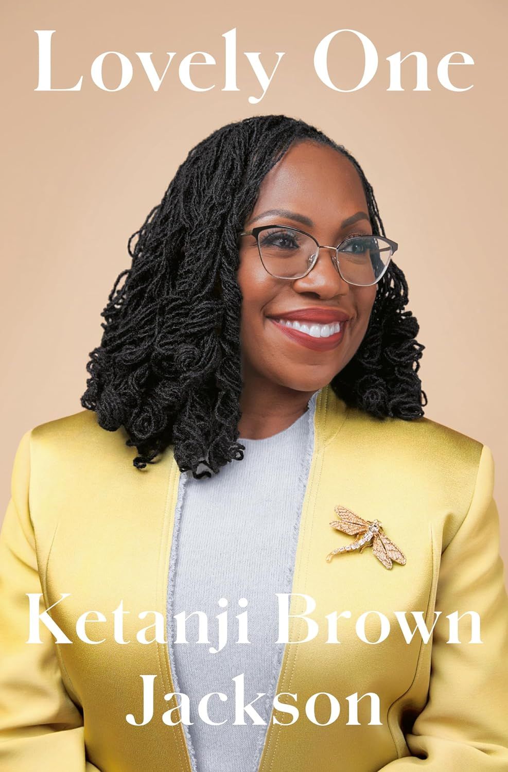 a graphic of the cover of Lovely One: A Memoir by Ketanji Brown Jackson 