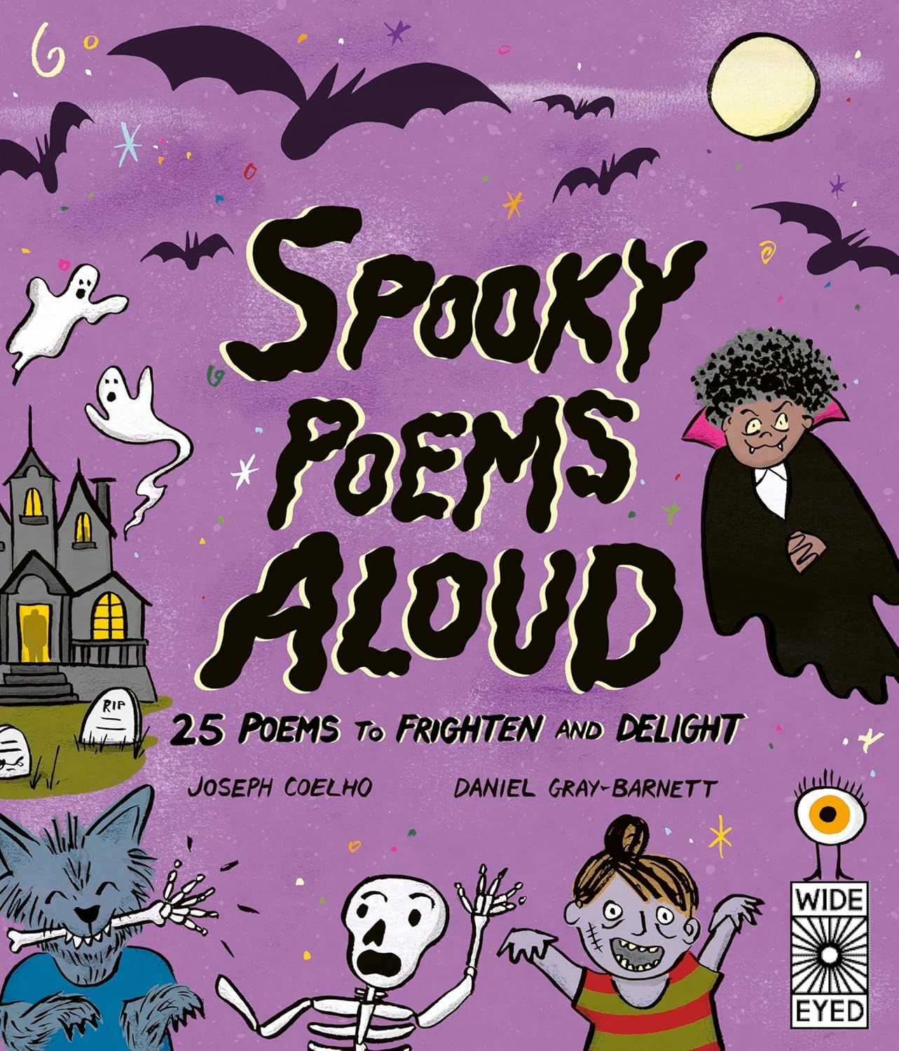 Cover of Spooky Poems Aloud: 25 Poems to Frighten and Delight by Joseph Coelho & Daniel Gray-Barnett