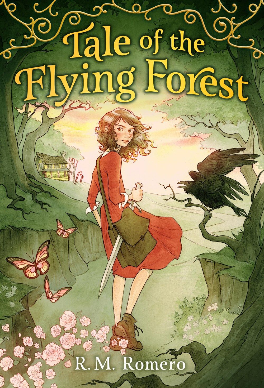 Cover of Tale of the Flying Forest by R. M. Romero, illustrated by E.K. Belsher