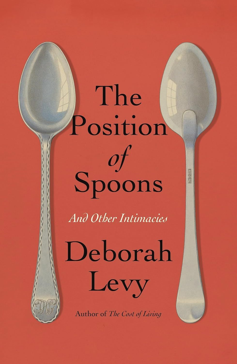 a graphic of the cover of The Position of Spoons: And Other Intimacies by Deborah Levy