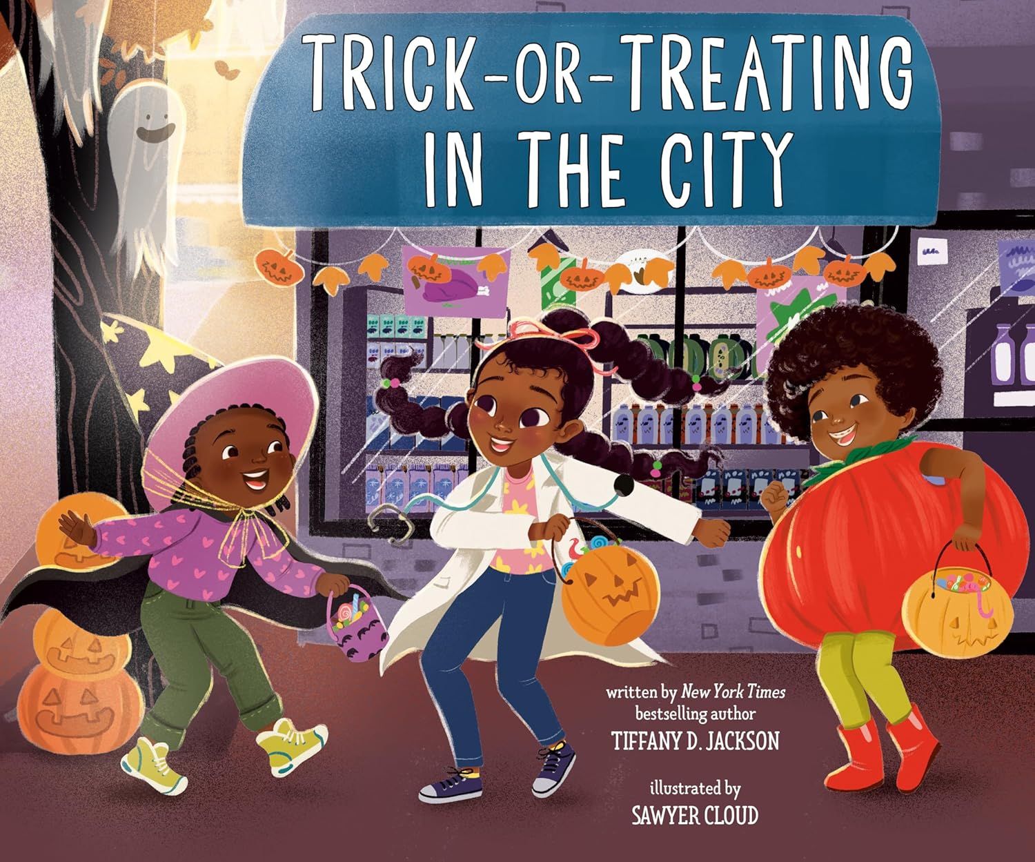 Cover of Trick-or-Treating in the City by Tiffany D. Jackson & Sawyer Cloud