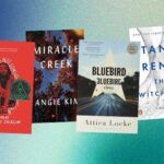 six covers of our picks for the best mystery books published between 2014 to 2023