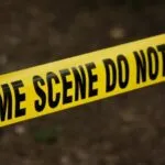 crime scene do not cross yellow tape outside