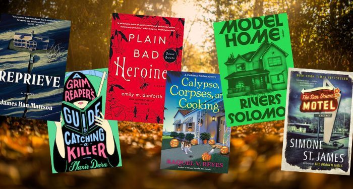 six covers of mysteries to read in the fall