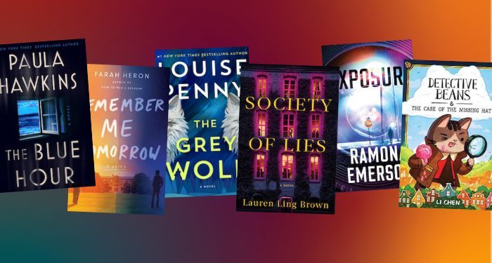 covers of 6 mysteries and thrillers coming out in October 2024