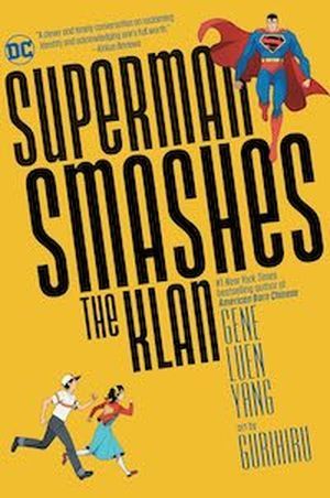 cover of superman smashes the klan