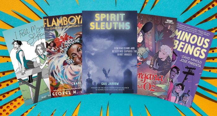 september new ya comics and nonfiction cover collage