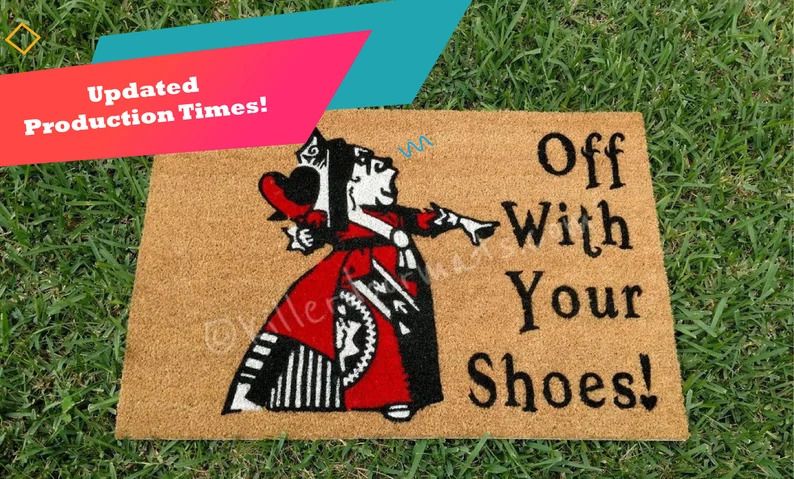 Off with your shoes doormat