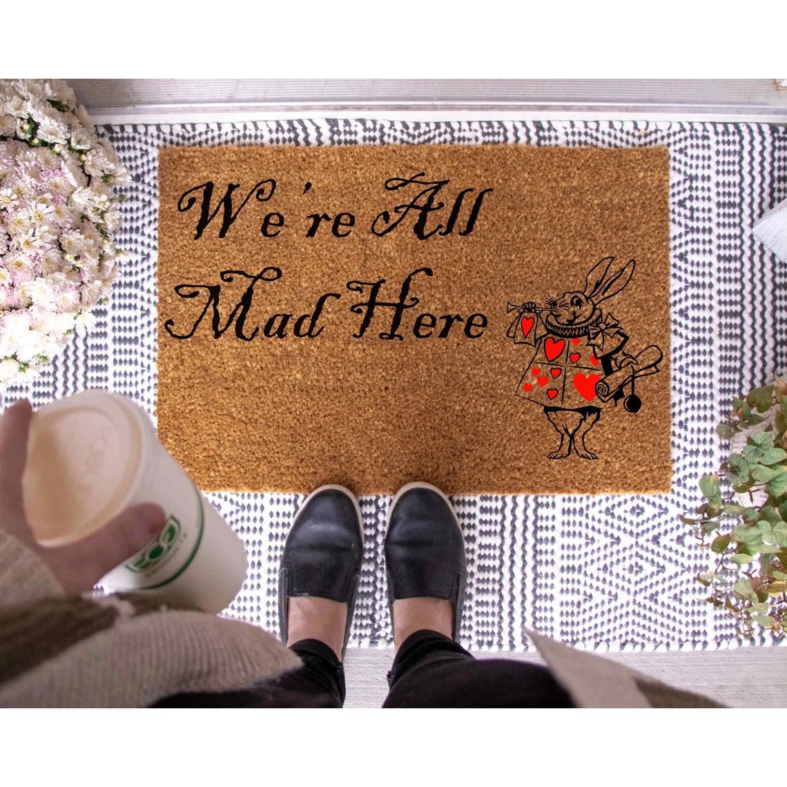 We're all mad here doormat