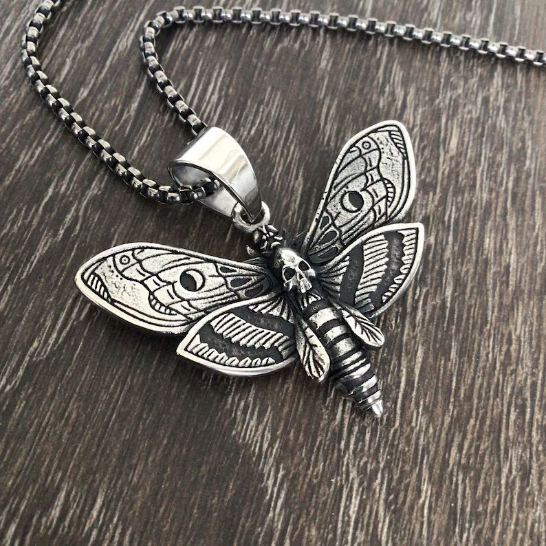 Moth pendant