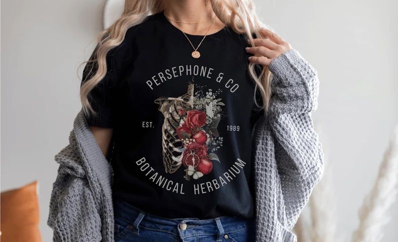 Persephone Greek Mythology Pomegranate Shirt