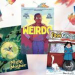 covers of five middle grade graphic novels publishing in fall 2024