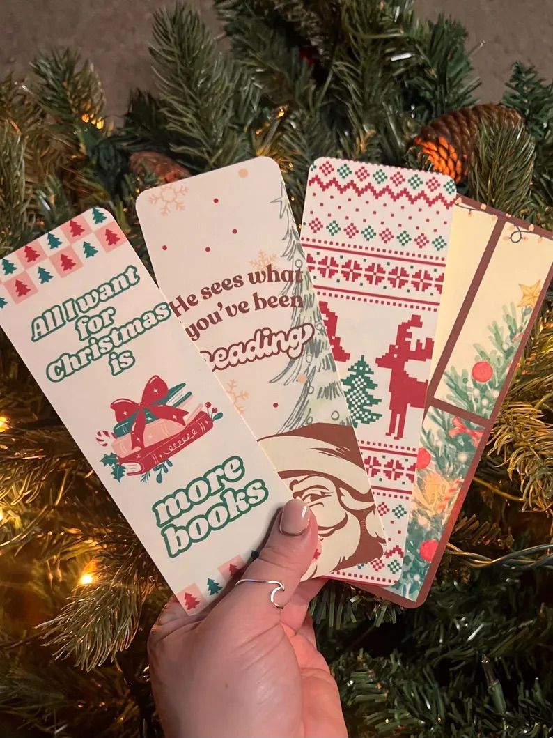 Classic Christmas Themed Bookmark Collection