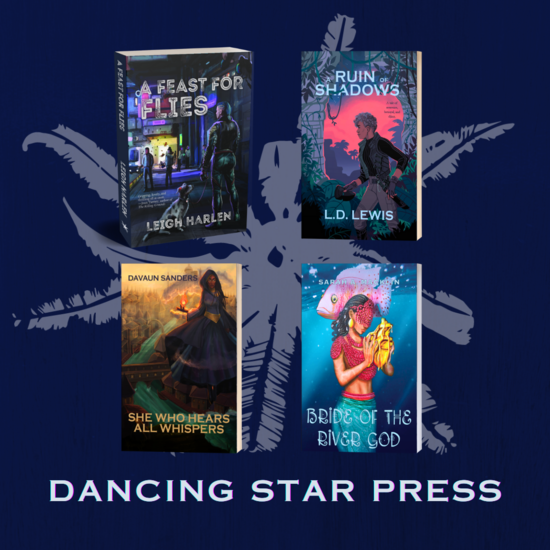 Four Dancing Star Press novella covers