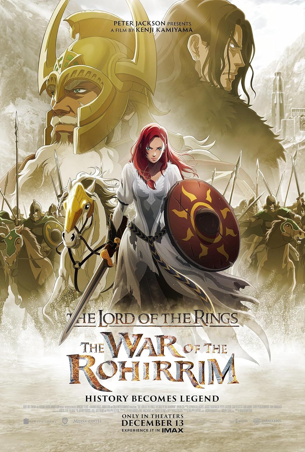 The War of Rohirrim movie poster LOTR