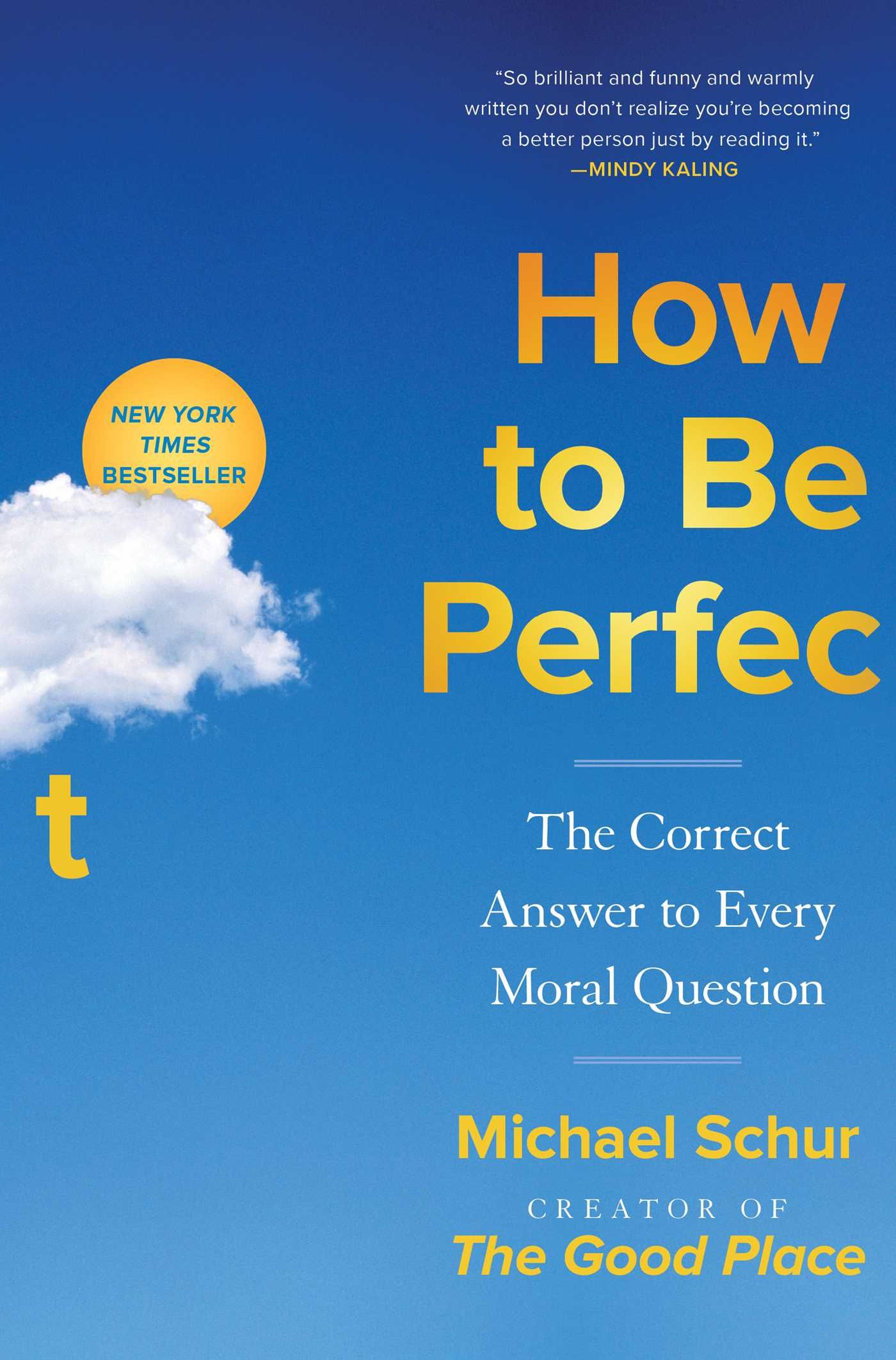 how to be perfect by michael shur book cover