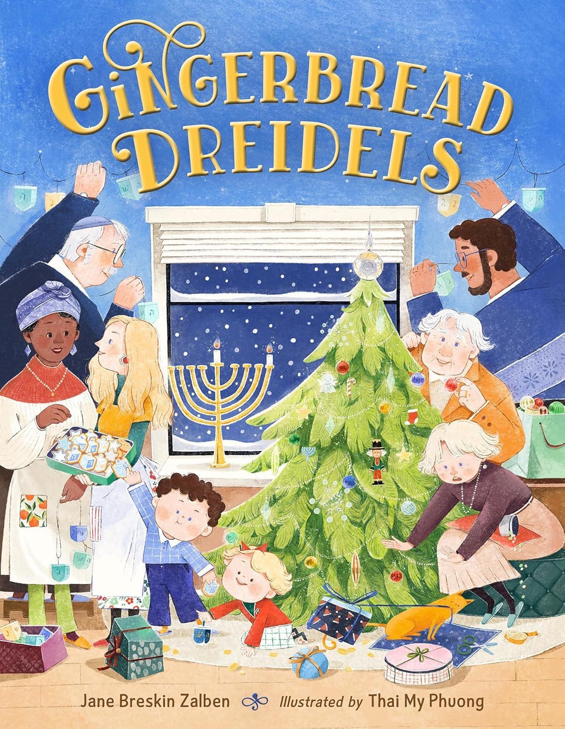 Cover of Gingerbread Dreidels by Jane Breskin Zalben & Thai Phuong