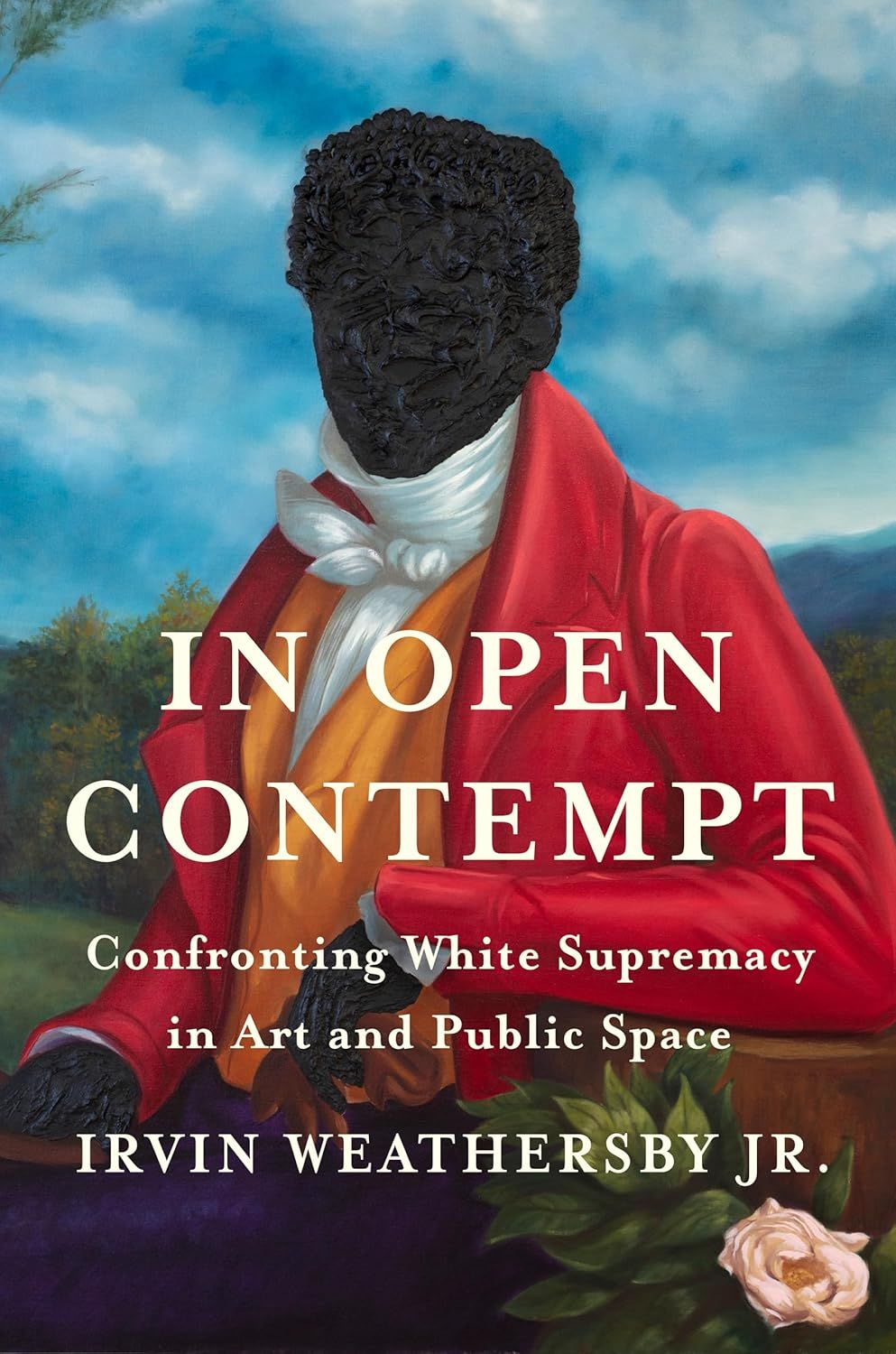 a graphic of the cover of In Open Contempt: Confronting White Supremacy in Art and Public Space