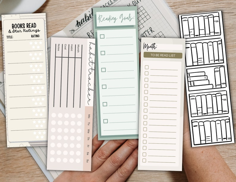 habit tracker bookmarks