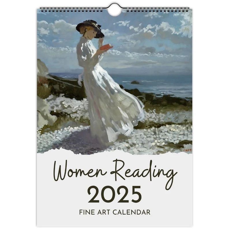 Women Reading 2025 Fine Art Wall Calendar