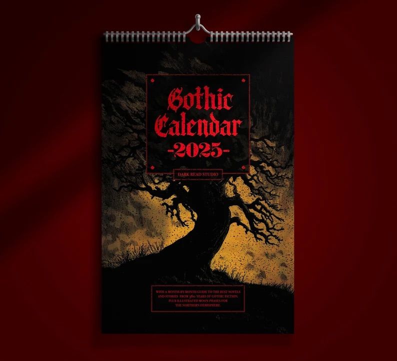 2025 Gothic Wall Calendar