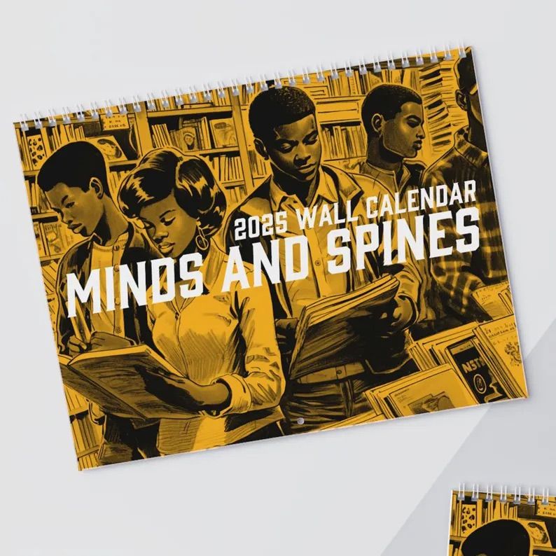 Minds and Spines 2025 Wall Calendar