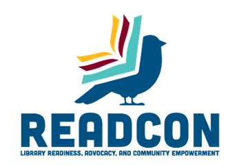 readcon logo, which features a bird with feathers styled like an open book.