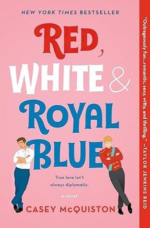 cover image for Red White and Royal Blue