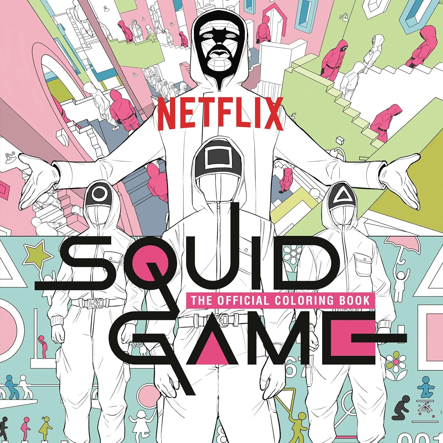 Squid Game: The Official Coloring Book cover